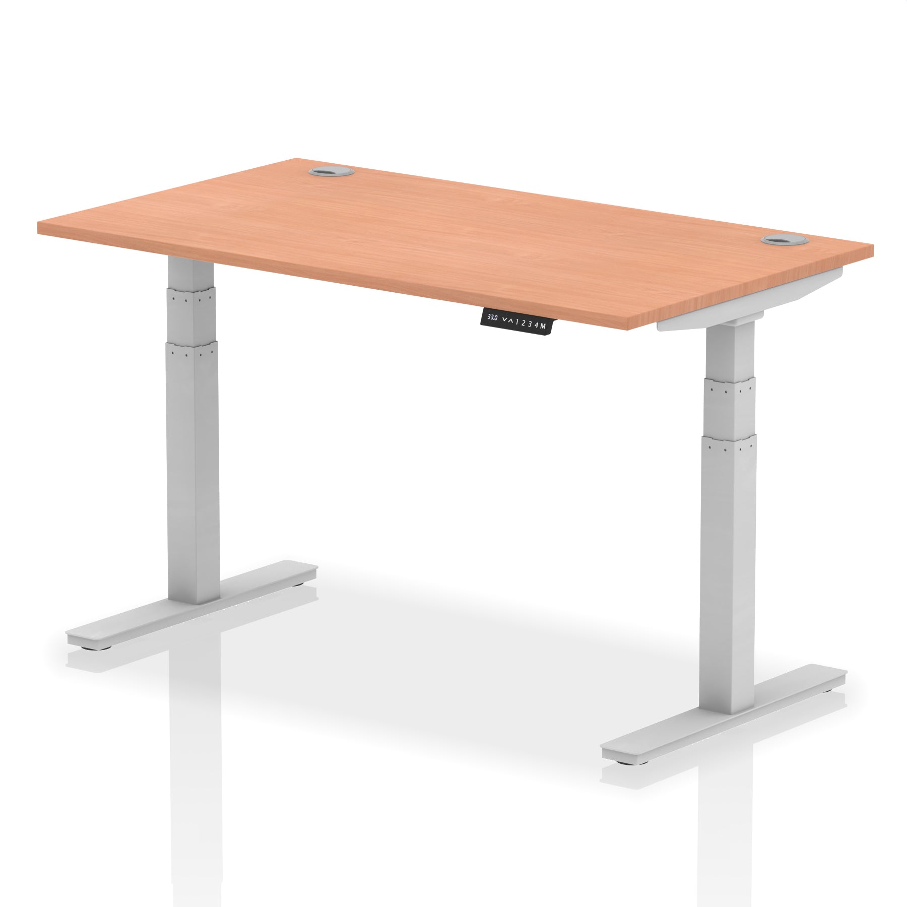 Air Height Adjustable Desk With Cable Ports