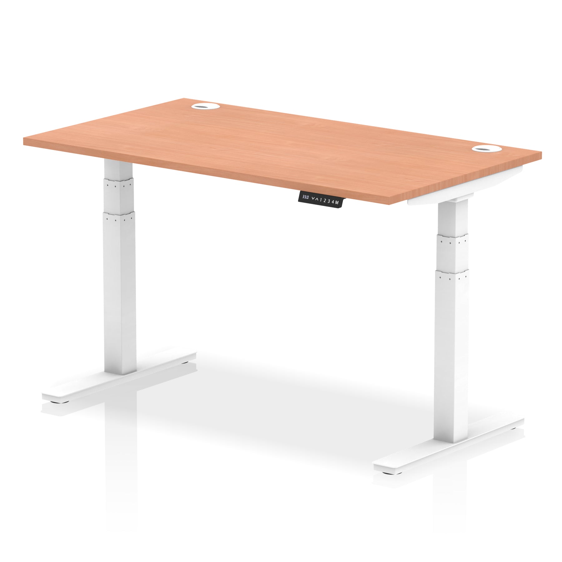 Air Height Adjustable Desk With Cable Ports