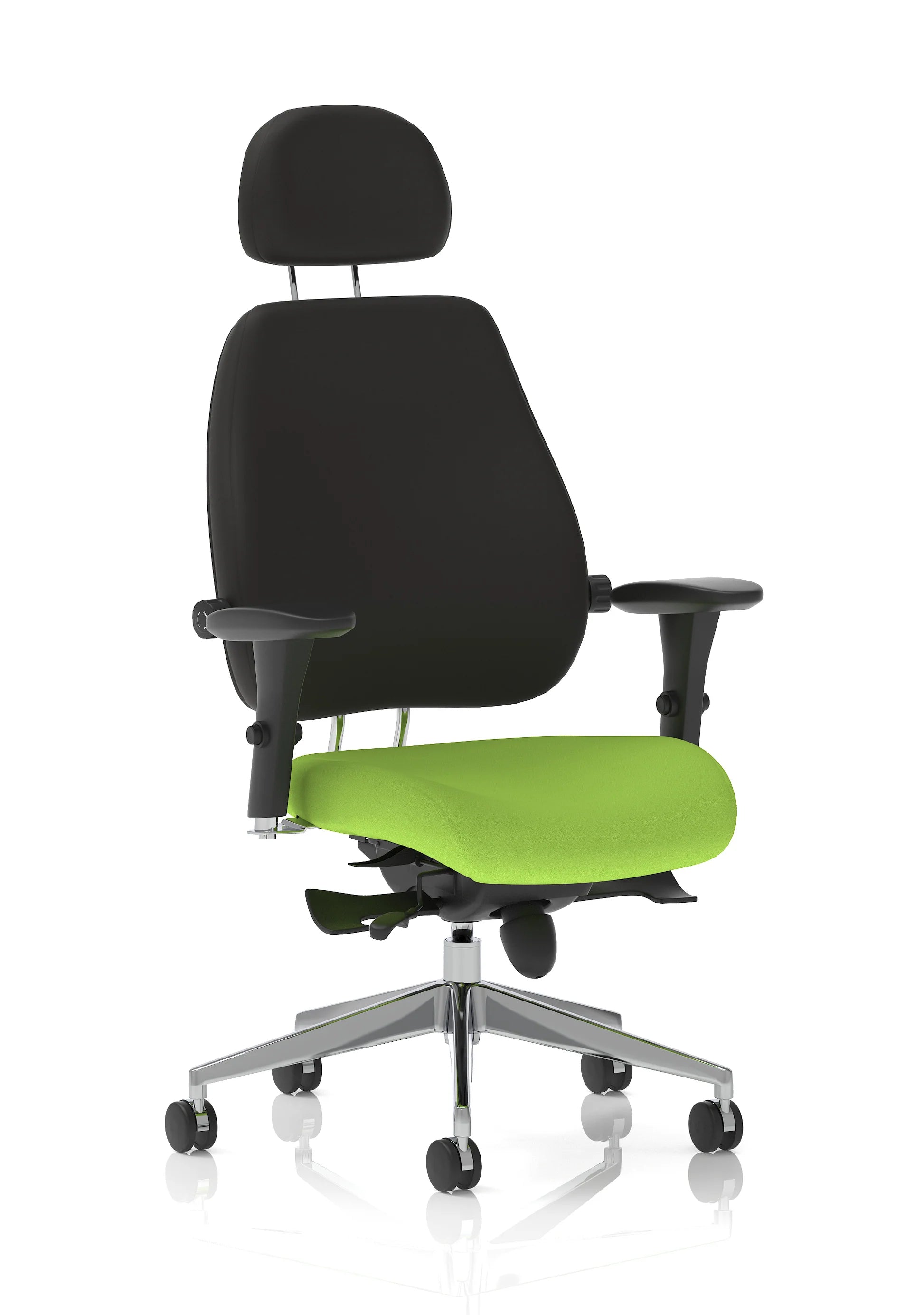 Chiro Plus Ultimate High Back Ergonomic Posture Chair with Arms and Headrest