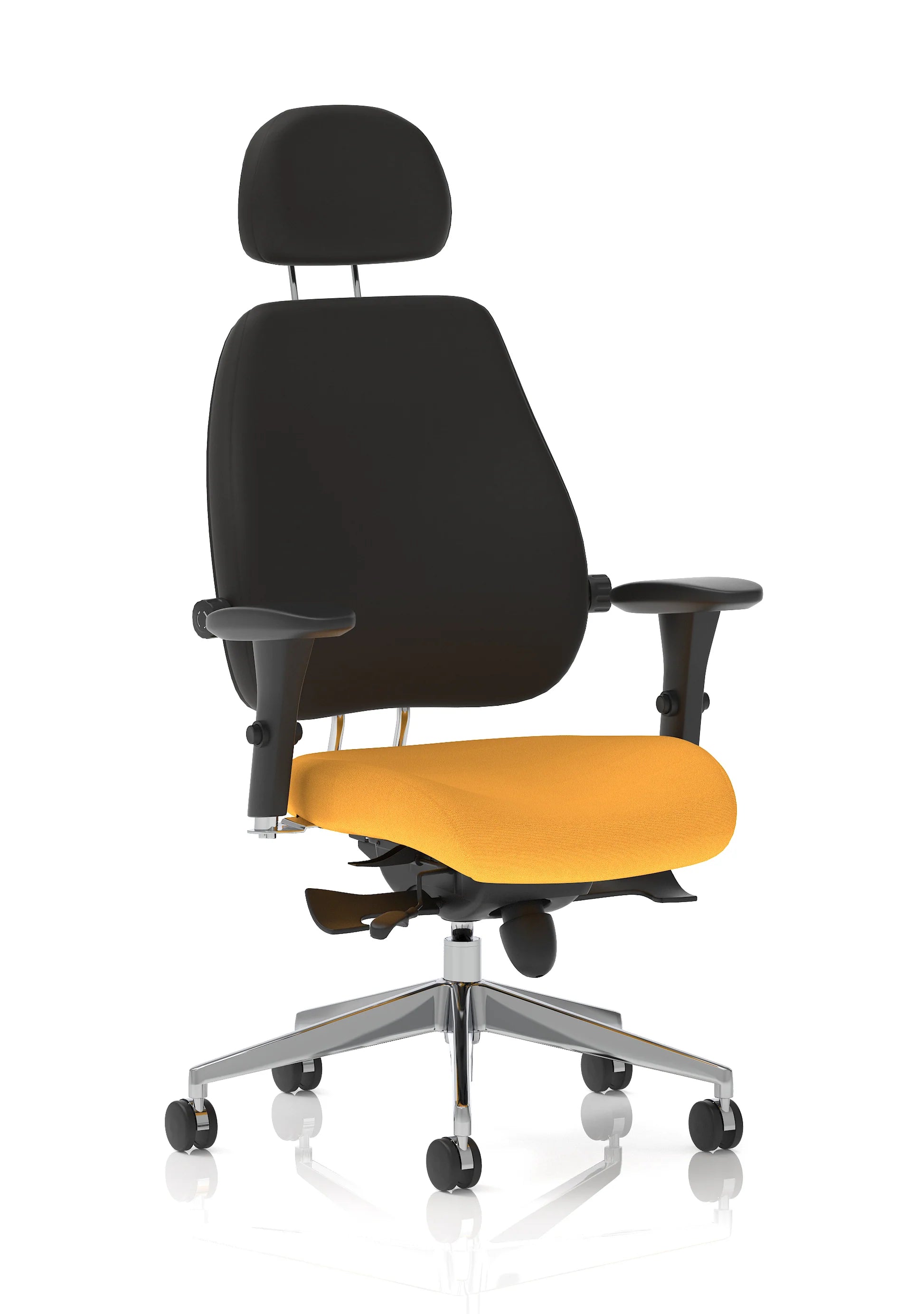 Chiro Plus Ultimate High Back Ergonomic Posture Chair with Arms and Headrest
