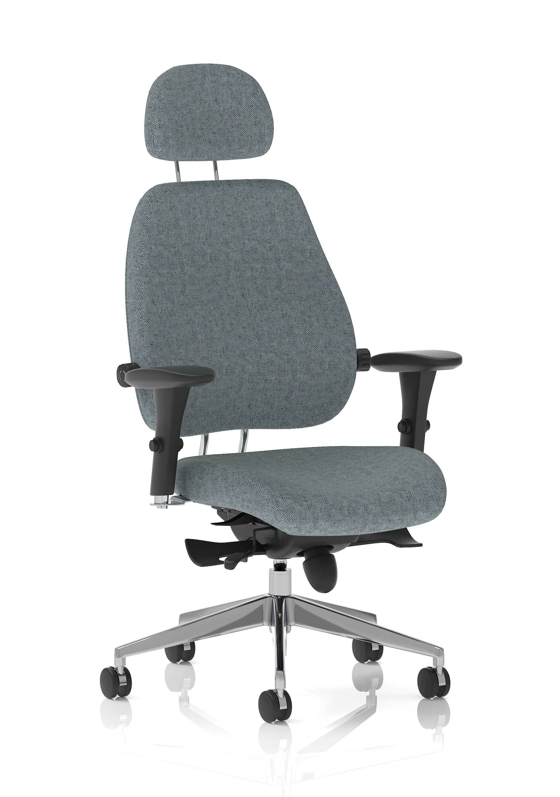 Chiro Plus Ultimate High Back Ergonomic Posture Chair with Arms and Headrest