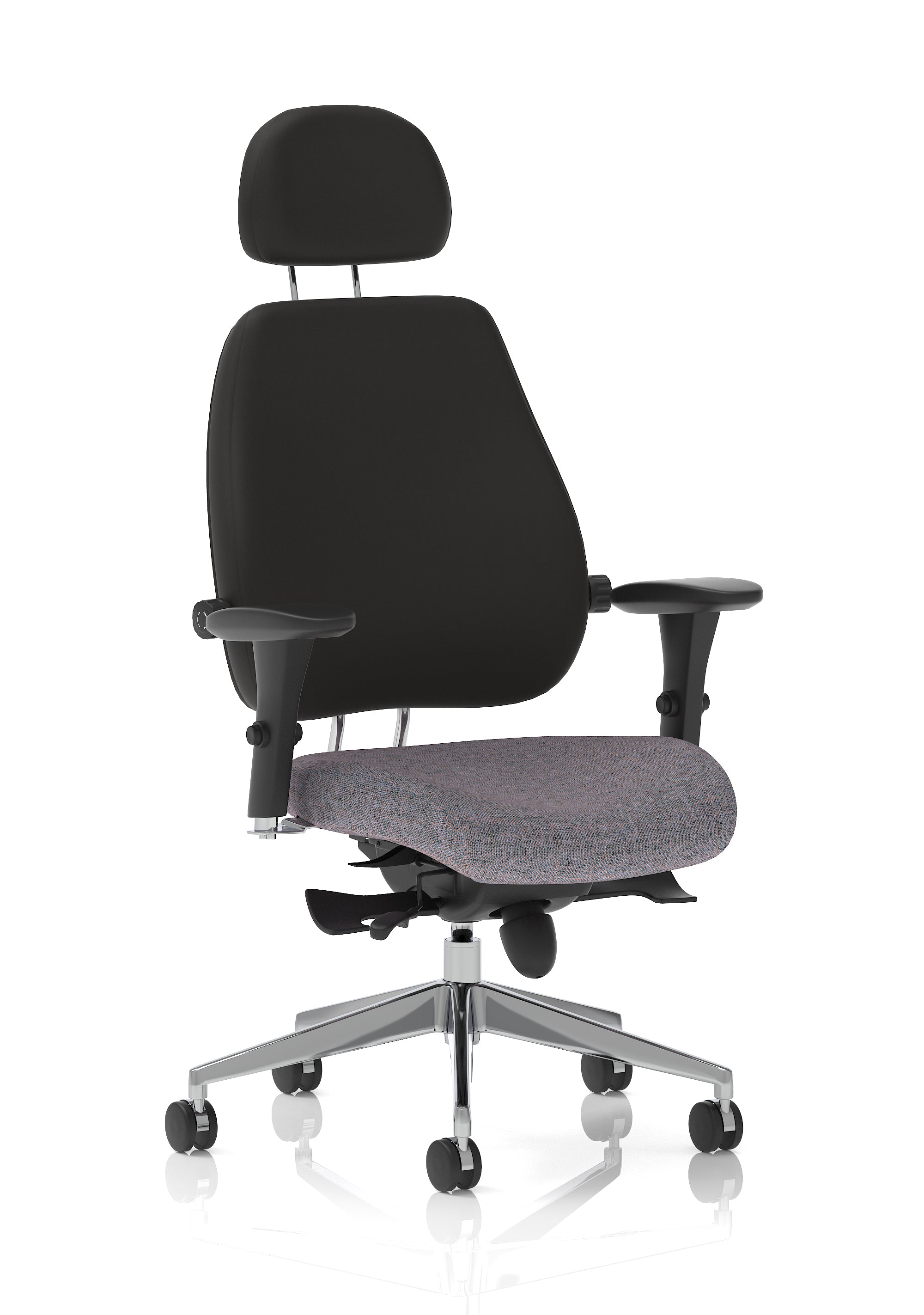 Chiro Plus Ultimate High Back Ergonomic Posture Chair with Arms and Headrest