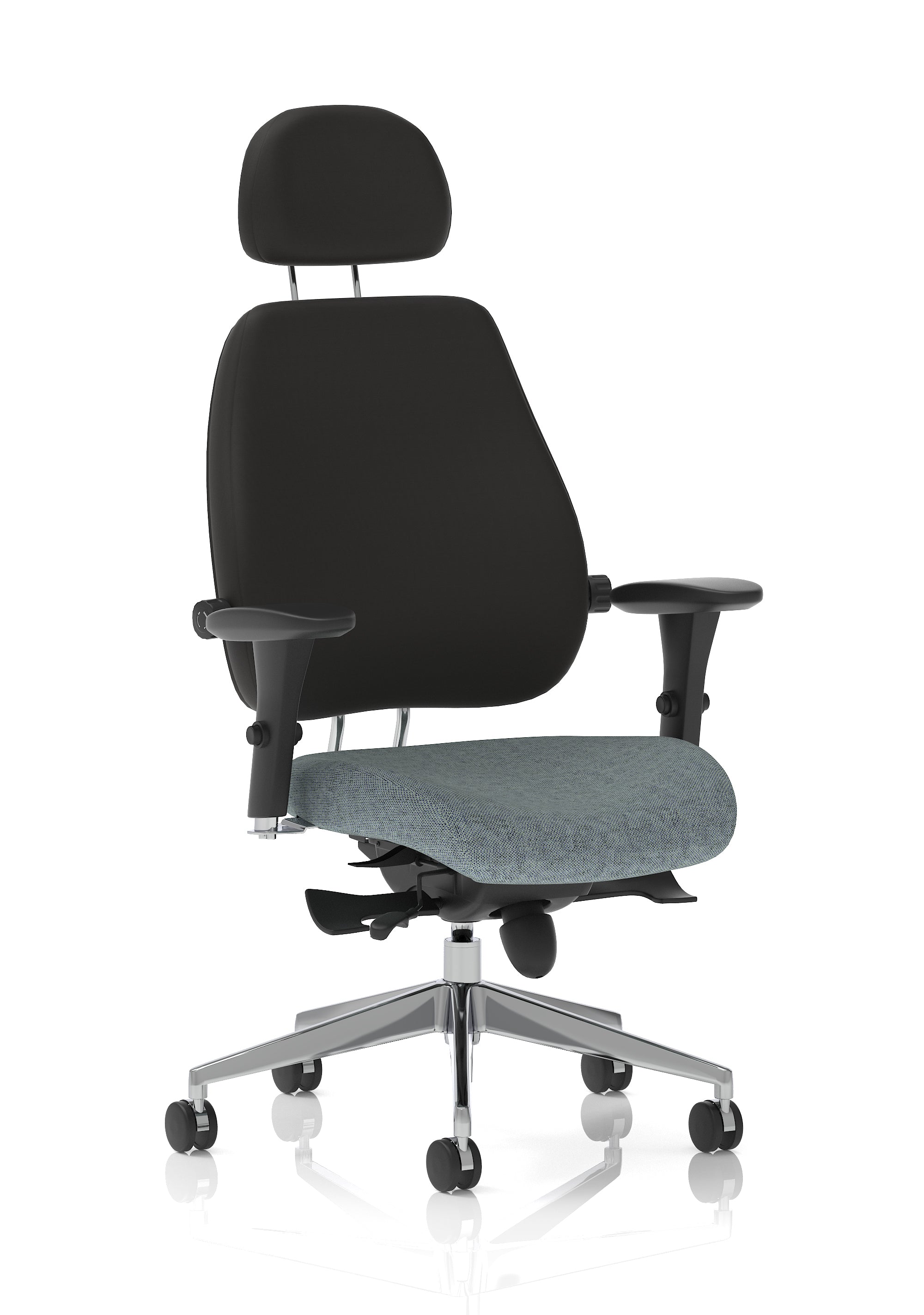 Chiro Plus Ultimate High Back Ergonomic Posture Chair with Arms and Headrest