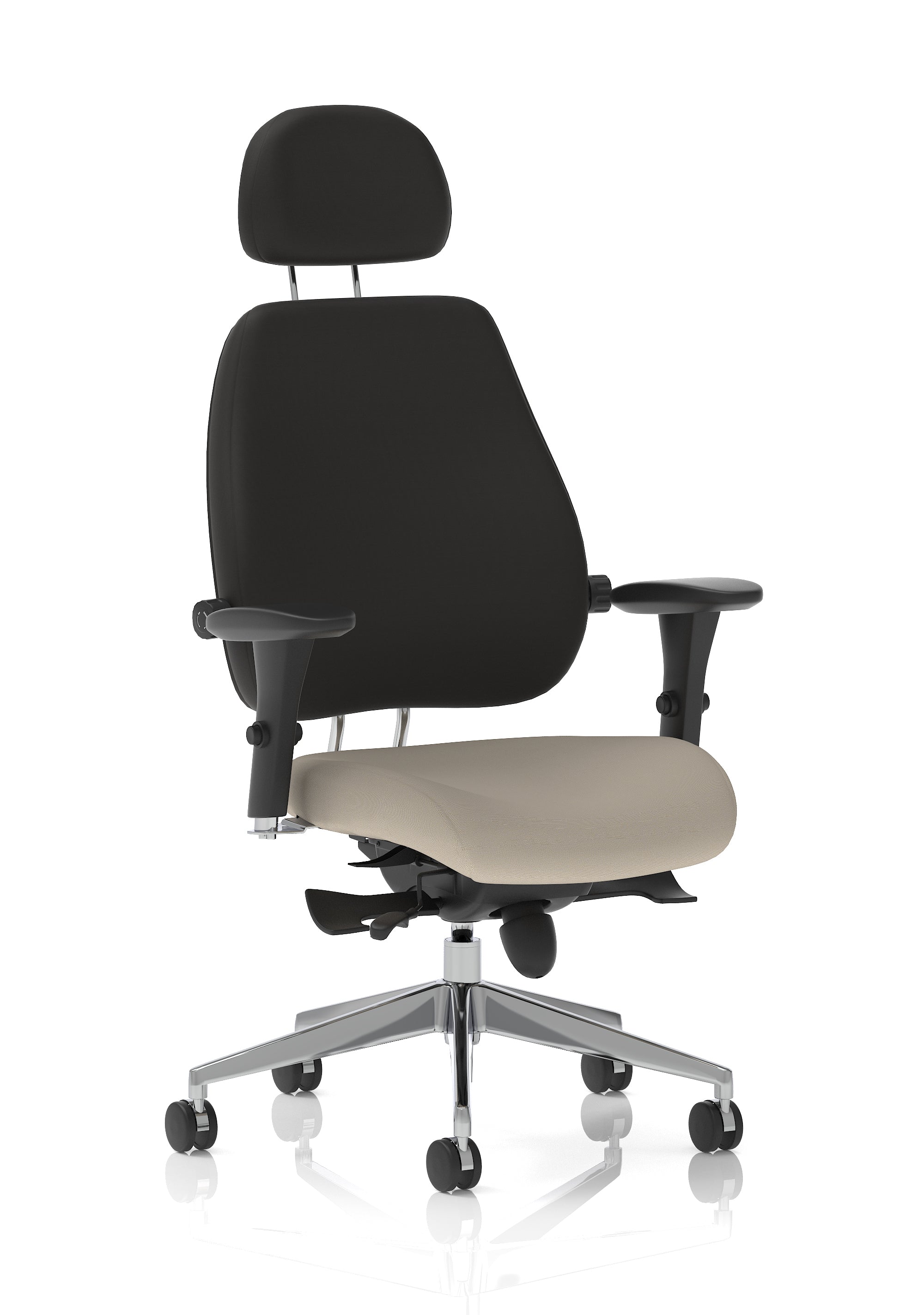 Chiro Plus Ultimate High Back Ergonomic Posture Chair with Arms and Headrest