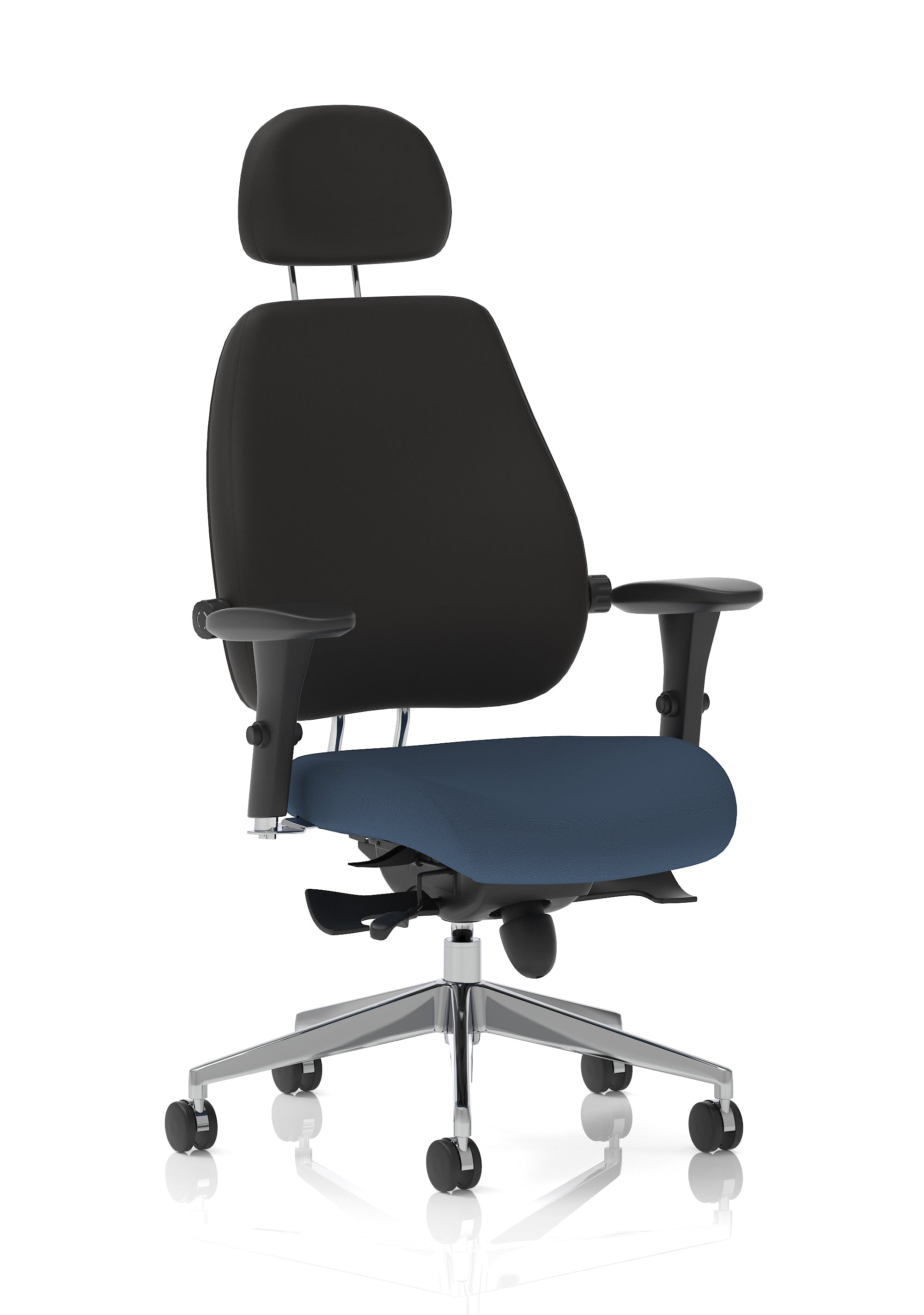 Chiro Plus Ultimate High Back Ergonomic Posture Chair with Arms and Headrest