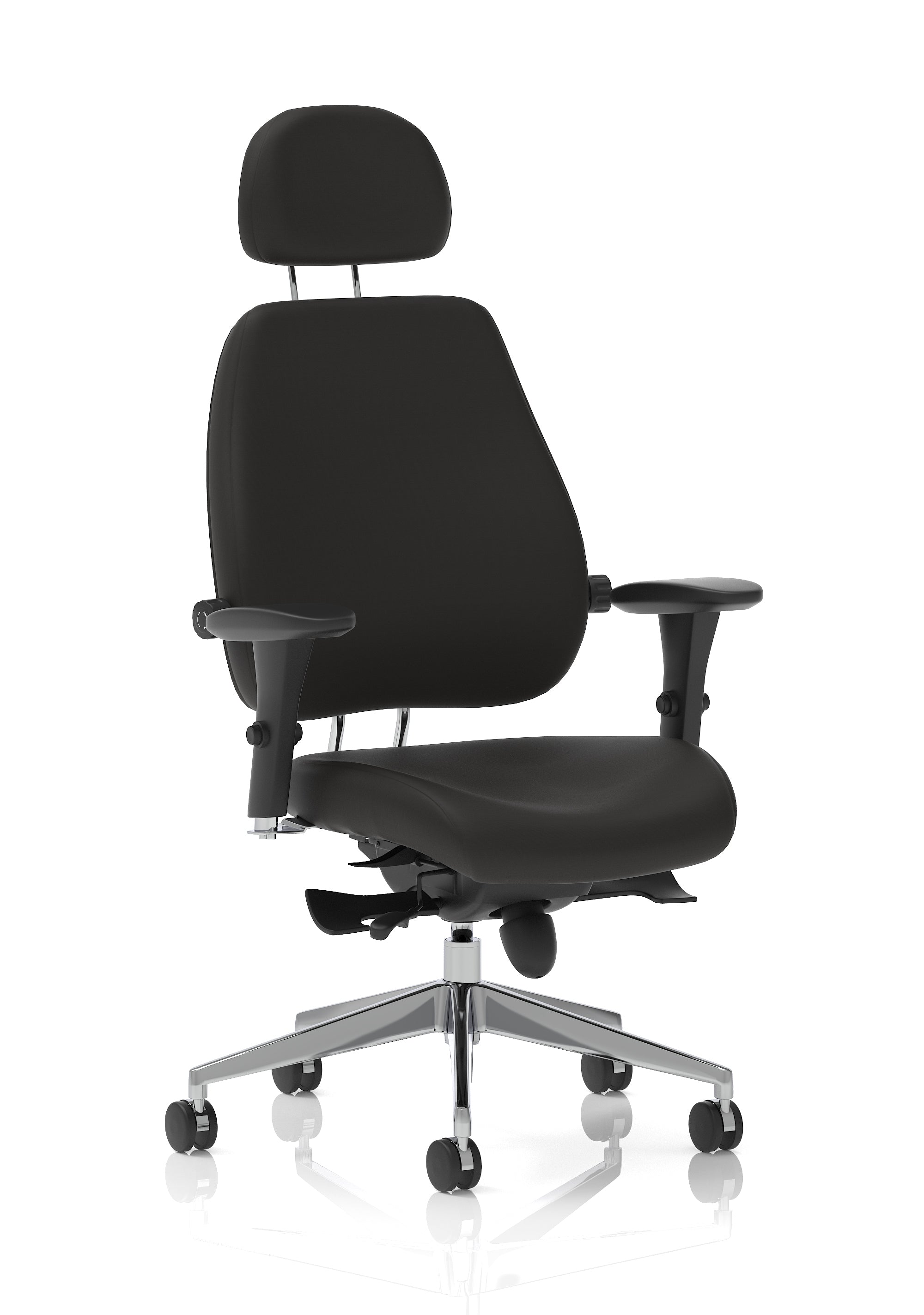 Chiro Plus Ultimate High Back Ergonomic Posture Chair with Arms and Headrest