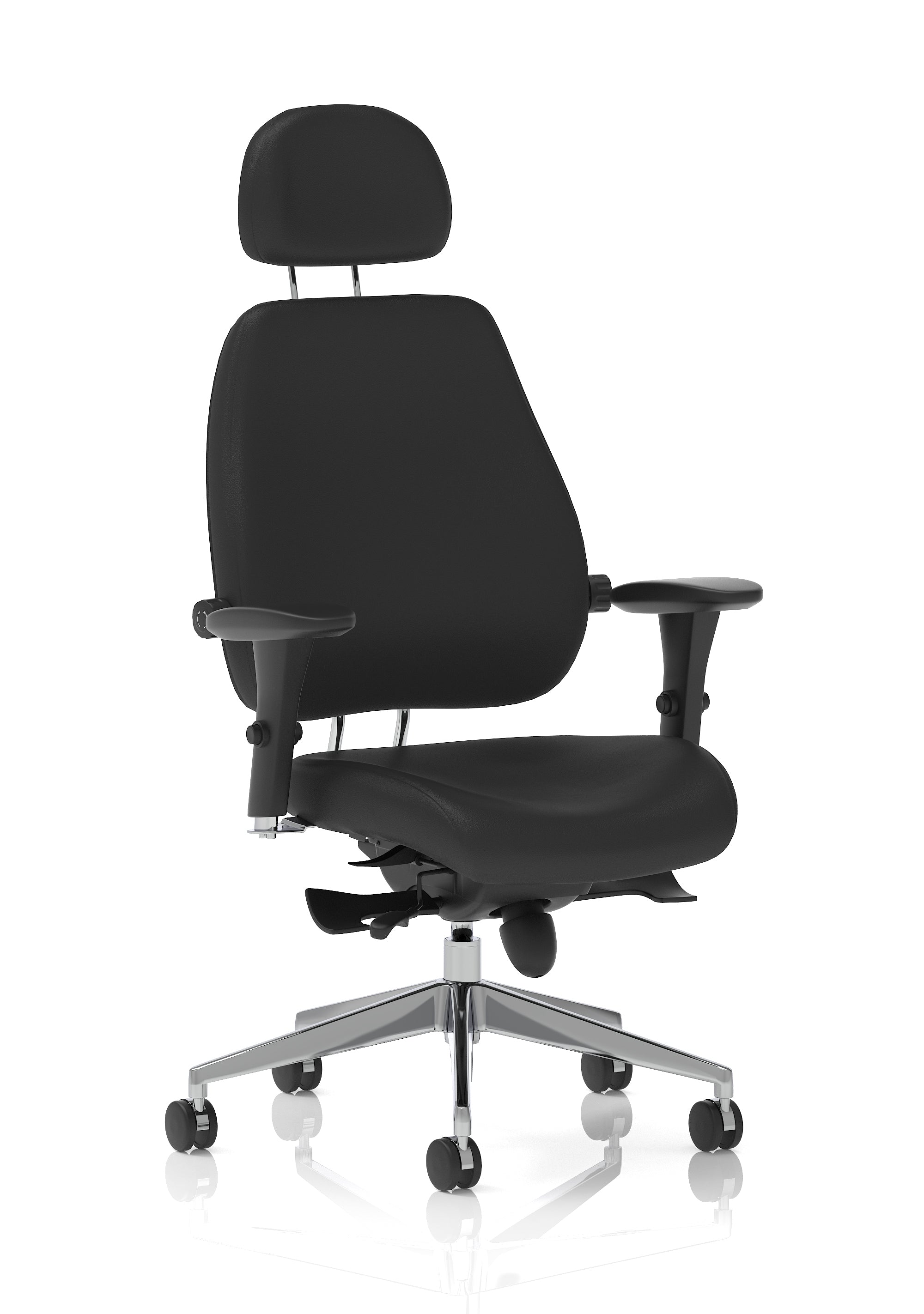Chiro Plus Ultimate High Back Ergonomic Posture Chair with Arms and Headrest